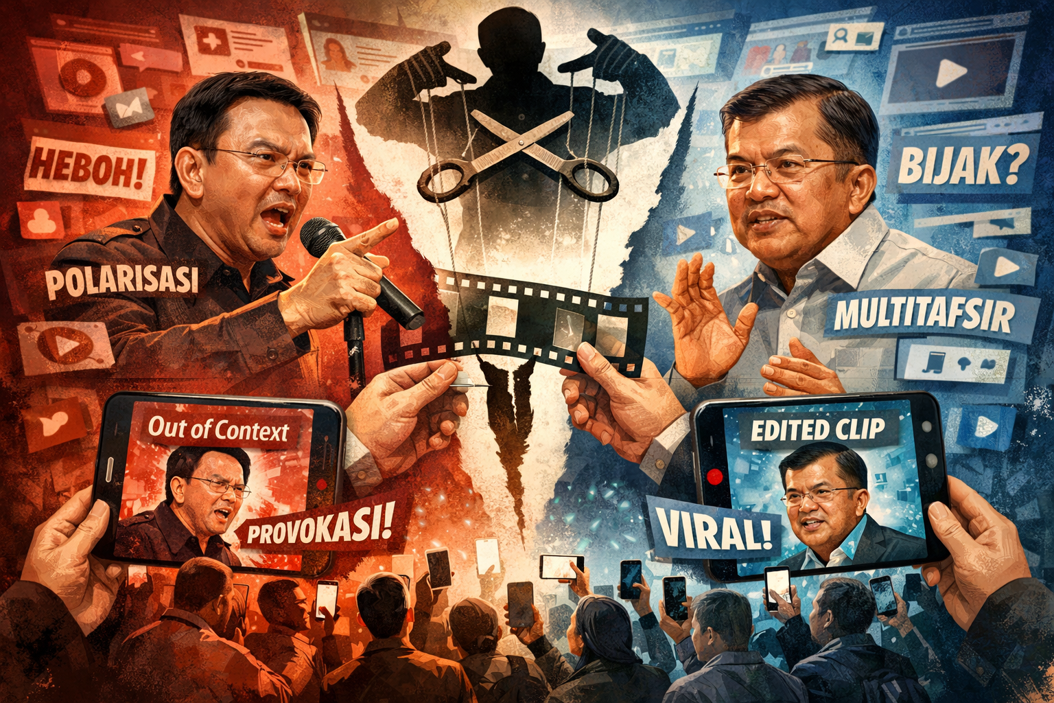 Dua Potongan, Satu Narasi? Membaca Ahok dan JK di Antara Potongan Video dan Kepentingan Publik